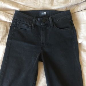 Paige black skinny jeans